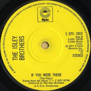 THE ISLEY BROTHERS / If You Were There [7INCH]