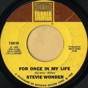 STEVIE WONDER / For Once In My Life [7INCH]