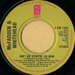 McFADDEN AND WHITEHEAD / Ain’t No Stoppin’ Us Now [7INCH]