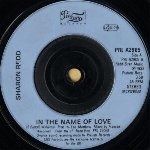 SHARON REDD / In The Name Of Love [7INCH]