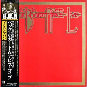 BECK BOGERT & APPICE ベック・ボガート＆アピス / ベック・ボガート＆アピス・ライブ Live In Japan [LP]