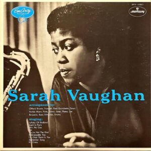 SARAH VAUGHAN サラ・ヴォーン・ウィズ・クリフォード・ブラウン / Sarah Vaughan [LP]