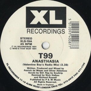T99 / Anasthasia (Valentine Boy’s Radio Mix) [7INCH]