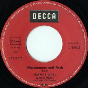 FRANCE GALL / Wassermann Und Fisch [7INCH]