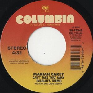 MARIAH CAREY / Can’t Take That Away (Mariah’s Theme) [7INCH]