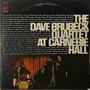 THE DAVE BRUBECK QUARTET デイヴ・ブルーベック・カルテット / At Carnegie Hall [LP]