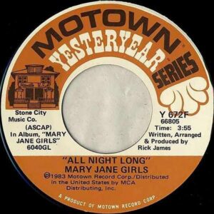 MARY JANE GIRLS / All Night Long [7INCH]