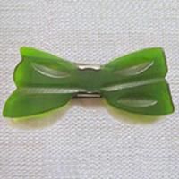 りぼんのブローチ * green