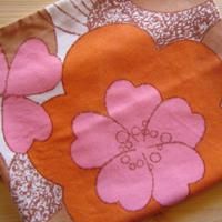 花柄のフリーケース*ORANGE×PINK