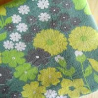 スウェーデン*ヴィンテージ・ファブリック（FLOWER*GREEN）