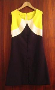 ヴィンテージ・ワンピース(BROWN×YELLOW×WHITE)